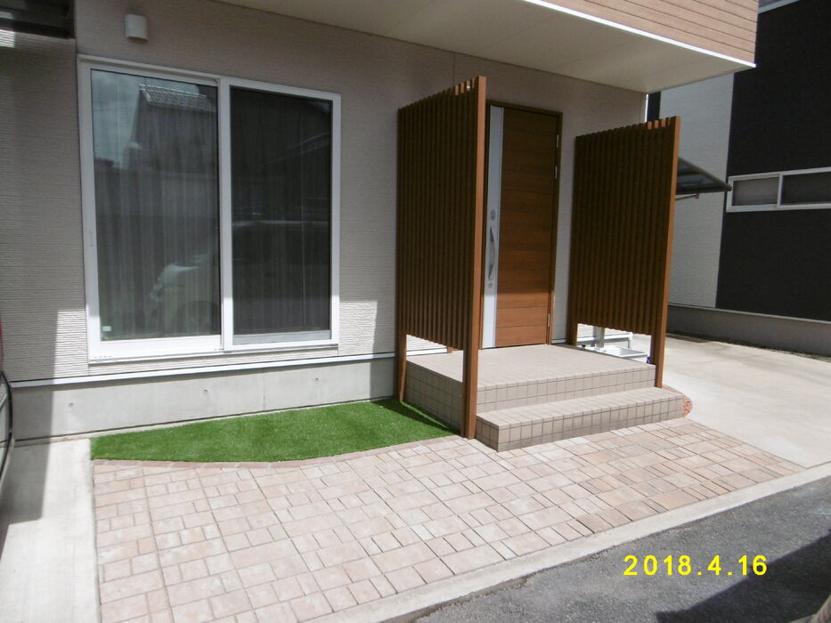吹き込みと目隠し